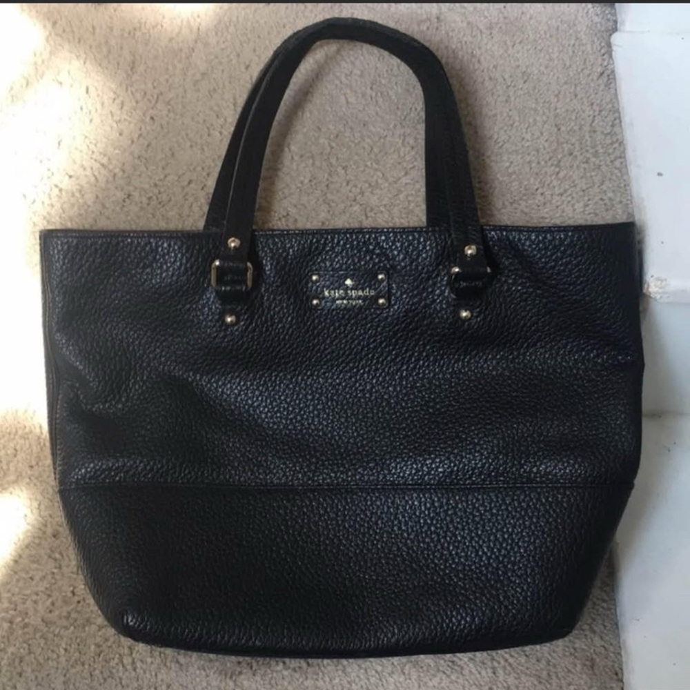 Kate Spade Textured Black Tote